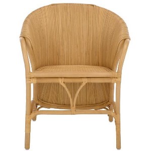 Alyona Rattan Arm Chair - ACH6700 - Natural - Safavieh - 1 of 4