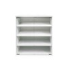 Okak Shoe Cabinet with Three Glass Doors, Shoe Storage with Metal Handle, Shoe Cabinet Storage for Entryway, Living Room - 4 of 4