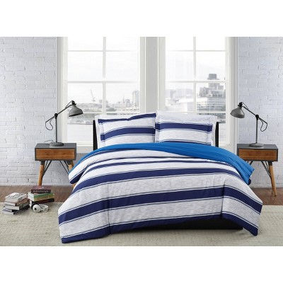 Twin XL 2pc Watkins Stripe Comforter Set - London Fog