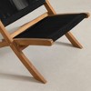 South Shore Balka Lounge Chair Black/Natural: Glossy Finish, Wood Frame, Spot Clean, Assembly Required - 4 of 4