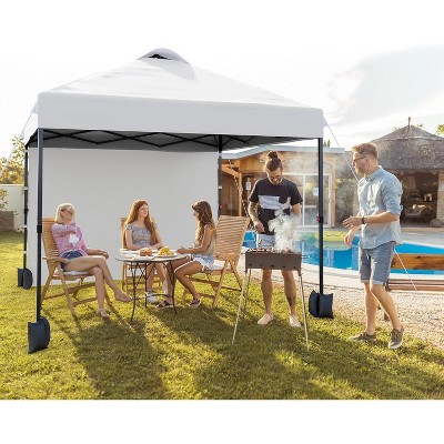 10x10 Pop Up Canopy with Sidewalls for Outdoor, Portable Outdoor Canopy with One Push Setup, Easy Set-Up Waterproof Pop Up Tent for Outdoor Party