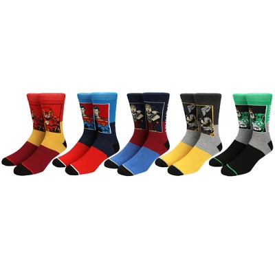 Naruto Anime Colorblock Casual Ankle Socks For Men 5-pack : Target