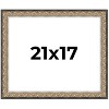 PosterPalooza | Ornate Silver Picture Frame - UV Acrylic, Backing Board, Hanging Hardware Included - 2 of 4