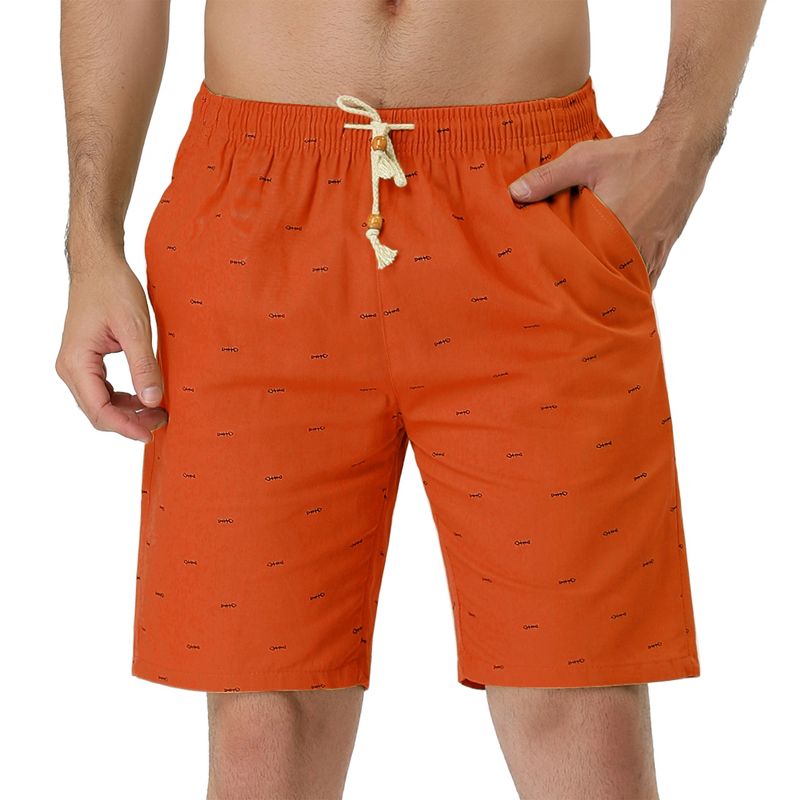 Lars Amadeus Men's Summer Comfortable Polka Dots Holiday Swim Beach Shorts, 2 of 7