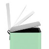 LunaLulinlk 2.6 Gallon Trash Can, Stainless Steel Step Bathroom Trash Can, Mint - 4 of 4