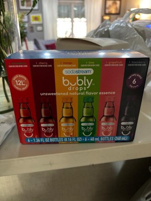 SodaStream Bubly Drops - Paquete variado de 7 sabores, 1.36 onzas líquidas  - 7 unidades (por Gsuila) 9.52 onzas líquidas