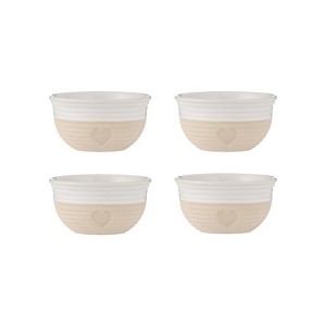 Mason Cash Rustic Charm Mini Bowl Set, 4 Stoneware Prep and Snack Bowls - 1 of 4