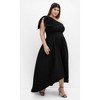 Women's Plus Size Captivate Maxi Dress - black | CITY CHIC - 2 of 4