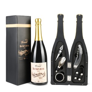 Tirrinia Wine Opener Gift Set, Wine Corkscrew Opener Raffle Gift for Game Winners Adults, Bridal Shower Prizes, Wine Opener Kit Gift Idea - 1 of 4