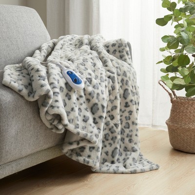Zuri Reversible Faux Fur to Mink Electric Blanket, Auto Shut Off, Virtually Zero EMF, Multi Heat Setting, UL Certified, Machine Washable