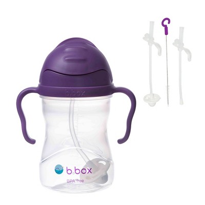 b.box 8oz Sippy Cup + Replacement Srraws