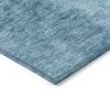 Teal Blue Aqua And Blue Ombre Washable Indoor Outdoor Area Rug - 4 of 4