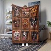 Cartoon Dog Pattern Flannel Fleece Blanket - All-Season Cozy Sofa, Bed, Camping, Travel Pet-Themed Throw, Christmas Gifts - 3 of 4