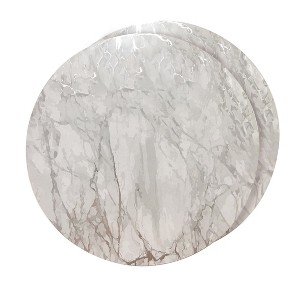 Dainty Home Marble Cork 15" Round  Placemats Set Of 2 - 1 of 3