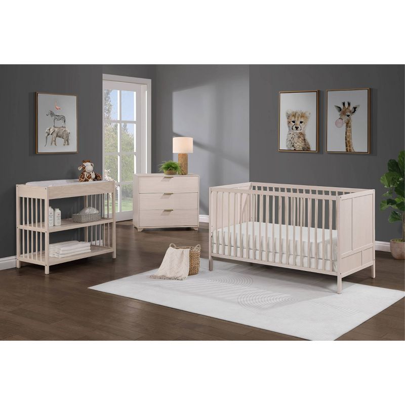 Suite Bebe Pixie Finn 3-in-1 Crib - Washed Natural, 2 of 5