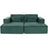 Modern Double Chaise Sectional Sofas with 2 Pillows, Upholstered Chaise Sectional Sofas for Living Room, Apartment or Lounge Area-Maison Boucle - 4 of 4