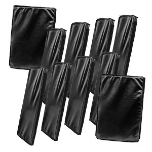 Set of 10 Black Wrestling Ring Floor Mats for WWE & AEW Wrestling Action Figures - 1 of 2