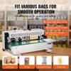VEVOR Continuous Bag Band Sealing Machine, 0.24-0.47 in/6-12 mm Seal Width, Horizontal Band Sealer Machine with Digital Temperature Control, Silver - 4 of 4