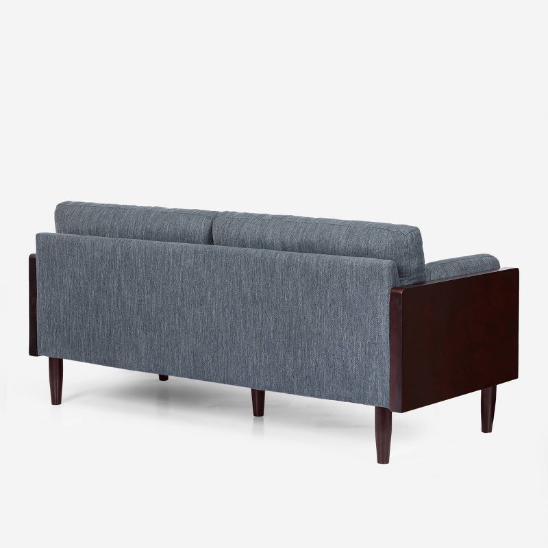 Sofia Mid-Century Modern Upholstered 3 Seater Sofa - Christopher Knight Home, 4 of 12
