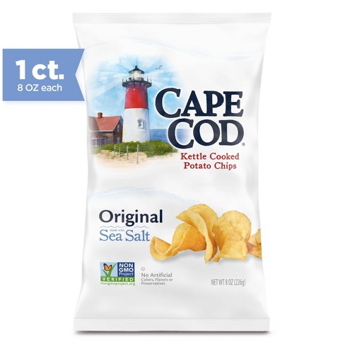 Cape Cod Potato Chips, Original Kettle Cooked Chips - 8 Oz - image 1 of 4