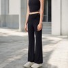 Anna-Kaci Active Women's High-Waisted Flare Pants with Twist Knot Detail - 3 of 4