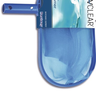 Bestway Flowclear Blue Mesh Pool Cleaning Skimmer Net, 17" Wide