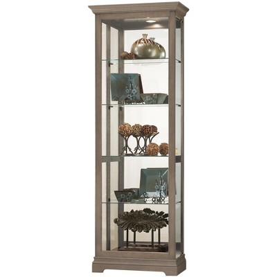 Howard Miller 680675 Brantley V Curio Cabinet 680675 Aged Grey