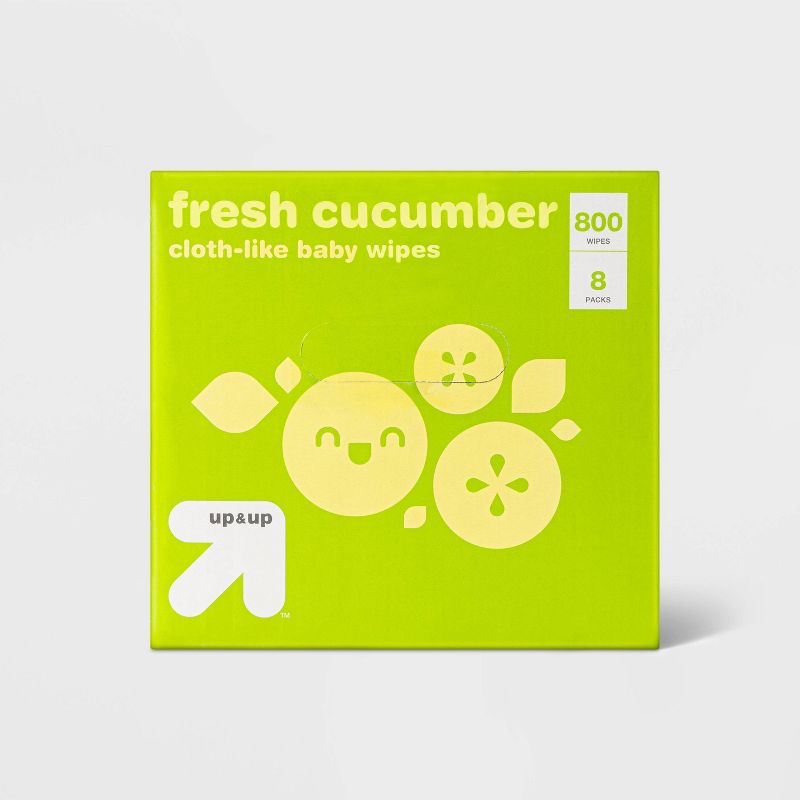 Fresh Cucumber Baby Wipes- up & up™ (Select Count), 5 of 16