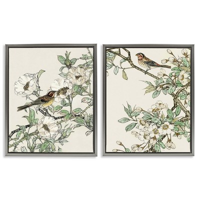 Stupell Industries Classic Sparrow on Blossoms, 17" x 21"