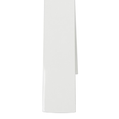 White Lacquer One Drawer Vanity Desk