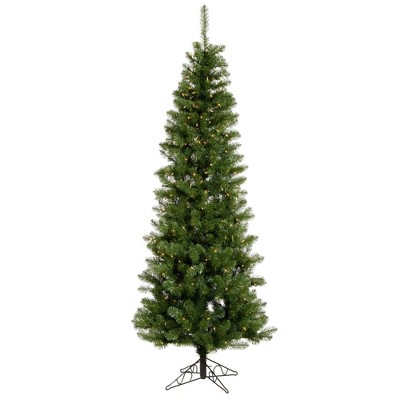 9.5ft Dura-Lit Salem Pencil Pine Slim Artificial Tree Incandescent Clear - Vickerman