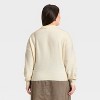 Women's Long Sleeve Heart Button Cardigan Sweater - A New Day™ - 2 of 3