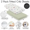 Sweet Jojo Designs Baby Gender Neutral Unisex Fitted 100% Cotton Muslin Crib Sheets Set Farm Animals Multicolor 2pc - 4 of 4