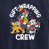 Boys' - Disney - Mickey, Pluto, & Goofy Gift Wrapping Crew Christmas Graphic Long Sleeve Fleece Sweatshirt - 2 of 4