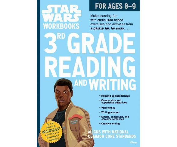 Star Wars Workbook: 3rd Grade Reading and Writing - (Star Wars Workbooks)by  Bridget Heos (Paperback)