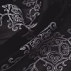 RT Designers Collection Sheryl Embroidery Dorly Grommet Curtain Panel Pair 36" x 84" Black - 3 of 4