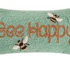 C&F Home 10" x 20" Bee Happy Spring Hooked Small Petite Throw Pillow - image 2 of 4