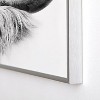 Sisi and Seb Peeking Highland Cow Metal Framed Art Print - Deny Designs - 4 of 4