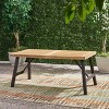 PAGED Patio Dining Set Wood Outdoor Table and Chairs All Weather Use for Outdoor, Garden, Poolside, Yard - 3 of 4