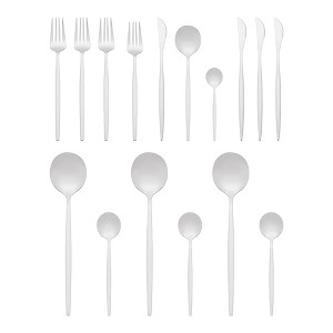 REGALWOVEN 16 Pcs Stainless Steel Durable Rust-Proof Serving Sets - 1 of 4