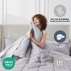 Nestl 9 Piece Reversible Comforter Set, Bed in a Bag, All in one Bed Set with Down Alternative Pillows - 3 of 4