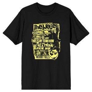 The Joker This Is My Town Men's Black Graphic Tee - 1 of 1