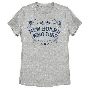 Women's Ouija New Board Who Dis T-Shirt - 1 of 4