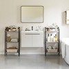 3-Tier Bathroom Ladder Shelf,Small Bathroom Organizers and Storage, Small Freestanding Ladder Shelf for Bathroom Living Room Balcony Kitchen - 4 of 4