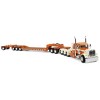 First Gear DCP 1/64 Peterbilt 379 Tri-Axle Flat Top with Fontaine Magnitude Tri-Axle Lowboy Trailer with Booster & Stinger 60-2016 - 2 of 4