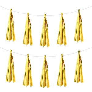 Unique Bargains Garland DIY Decoration Tassel Garland Banner 30 Pcs - 1 of 4