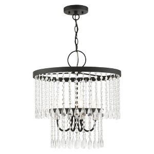 Livex Lighting Elizabeth 4 - Light Pendant in  Black - 1 of 1