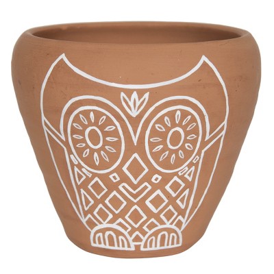 Owl Multi Terracotta Planter - Foreside Home & Garden