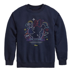Boys' - Disney - Minnie Mouse Graphic Long Sleeve Fleece Sweatshirt - 1 of 4