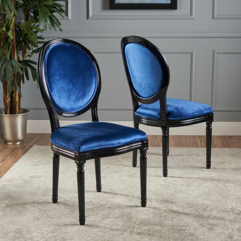 Set of 2 Camille New Velvet Dining Chair - Christopher Knight Home, 3 of 6